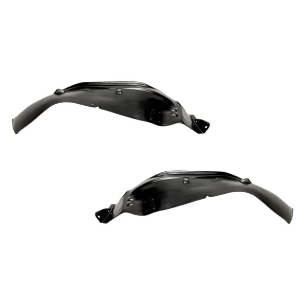 Replacement - Front Driver and Passenger Side Outer Fender Splash Shield Outer Section Set