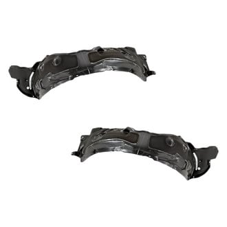 Replacement - Front Rearward Driver and Passenger Side Fender Liner Rear Section Set (Standard Line)