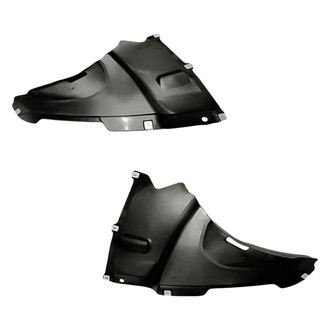 Replacement - Front Driver and Passenger Side Fender Splash Shield Lower Section Set (Standard Line)