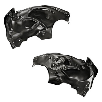 Replacement - Front Rearward Driver and Passenger Side Fender Liner Rear Section Set (Standard Line)