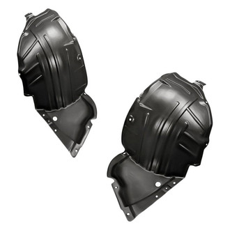 Replacement - Front Driver and Passenger Side Fender Liner Front Section Set (Standard Line)