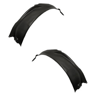 Replacement - Front Rearward Driver and Passenger Side Fender Liner Rear Section Set (Standard Line)