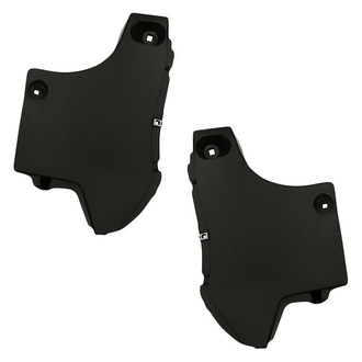 Replacement - Rear Driver and Passenger Side Bumper Cover Side Seal Bracket Set (Standard Line)