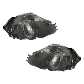 Replacement - Front Driver and Passenger Side Fender Liner Front Section Set (Standard Line)