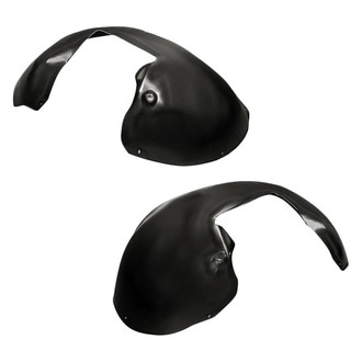 Replacement - Front Rearward Driver and Passenger Side Fender Liner Rear Section Set (Standard Line)