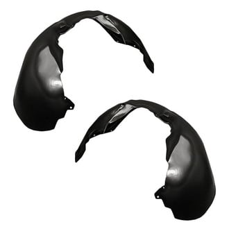 Replacement - Front Driver and Passenger Side Fender Splash Shield Set (Standard Line)