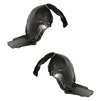 Replacement - Front Rearward Driver and Passenger Side Fender Liner Rear Section Set (Standard Line)