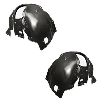 Replacement - Front Driver and Passenger Side Fender Liner Front Section Set (Standard Line)