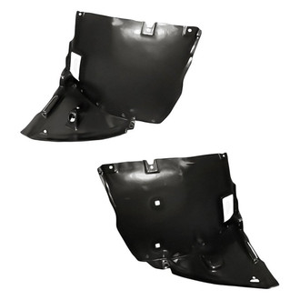 Replacement - Front Driver and Passenger Side Fender Liner Front Section Set (Standard Line)