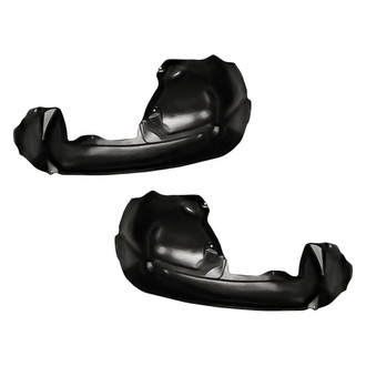 Replacement - Front Driver and Passenger Side Fender Liner Rear Section Set (Standard Line)