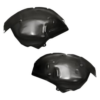 Replacement - Front Rearward Driver and Passenger Side Fender Liner Front Section Set (Standard Line)