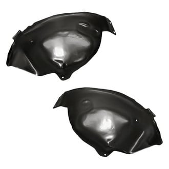 Replacement - Front Rearward Driver and Passenger Side Fender Liner Rear Section Set (Standard Line)