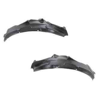 Replacement - Front Rearward Driver and Passenger Side Fender Liner Rear Section Set (Standard Line)