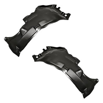 Replacement - Front Rearward Driver and Passenger Side Fender Liner Rear Section Set (Standard Line)