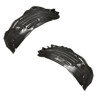 Replacement - Front Rearward Driver and Passenger Side Fender Liner Rear Section Set (Standard Line)