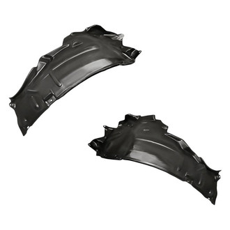 Replacement - Front Rearward Driver and Passenger Side Fender Liner Rear Section Set (Standard Line)