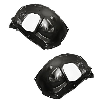 Replacement - Front Upper Driver and Passenger Side Fender Liner Rear Section Set (Standard Line)