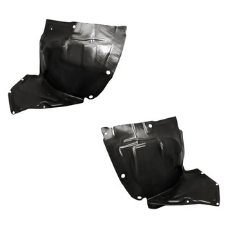 Replacement - Front Lower Driver and Passenger Side Fender Liner Front Section Set (Standard Line)