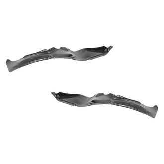 Replacement - Front Rearward Driver and Passenger Side Fender Liner Rear Section Set (Standard Line)
