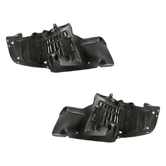 Replacement - Front Driver and Passenger Side Fender Liner Front Section Set (Standard Line)