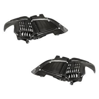 Replacement - Front Driver and Passenger Side Fender Liner Front Section Set (Standard Line)