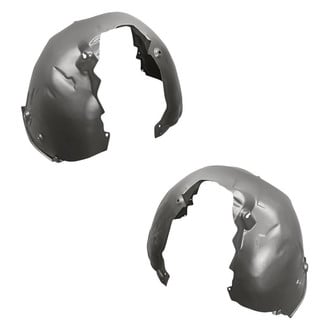 Replacement - Front Driver and Passenger Side Fender Liner Rear Section Set (Standard Line)