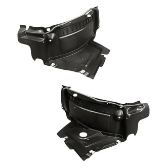 Replacement - Front Driver and Passenger Side Fender Splash Shield Set (Standard Line)