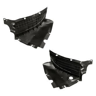Replacement - Front Driver and Passenger Side Fender Splash Shield Set (Standard Line)