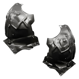 Replacement - Front Driver and Passenger Side Fender Liner Rear Section Set (Standard Line)
