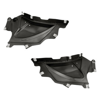 Replacement - Front Driver and Passenger Side Fender Splash Shield Set (CAPA Certified)
