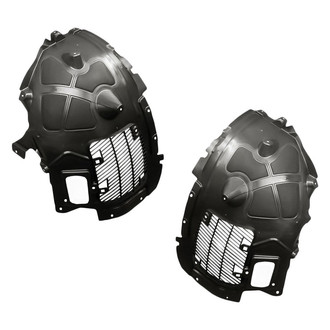 Replacement - Front Forward Driver and Passenger Side Fender Splash Shield Set (CAPA Certified)