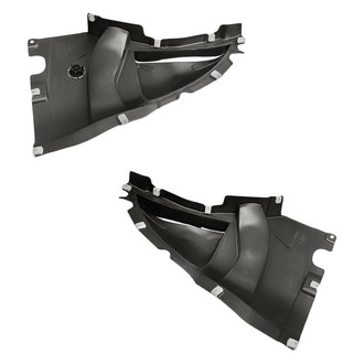 Replacement - Front Driver and Passenger Side Fender Splash Shield Set (CAPA Certified)