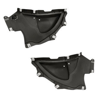 Replacement - Front Driver and Passenger Side Fender Splash Shield Set (CAPA Certified)