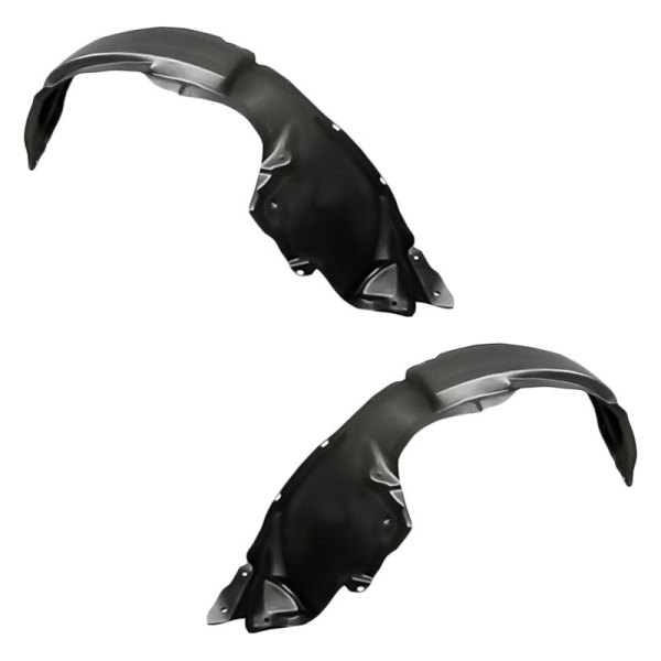 Replacement - Front Driver and Passenger Side Upper Fender Liner Front Section Set