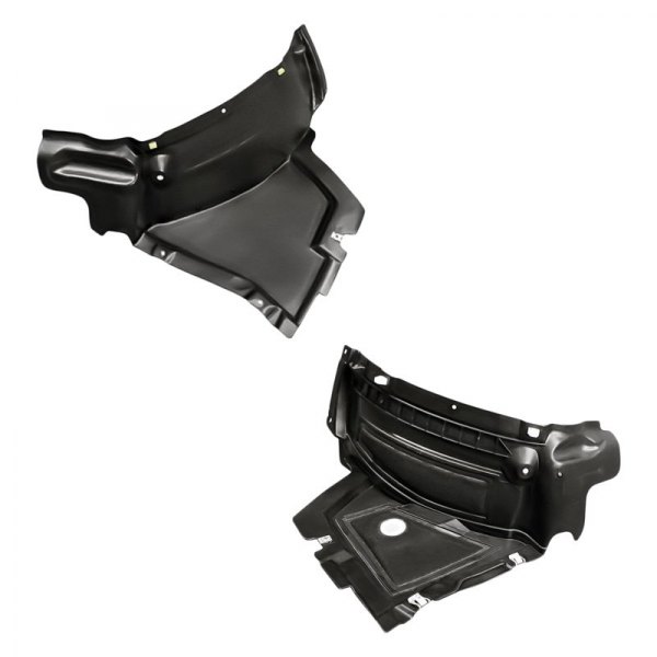 Replacement - Front Driver and Passenger Side Fender Liner Front Section Set