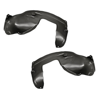 Replacement - Front Driver and Passenger Side Fender Liner Rear Section Set (Standard Line)