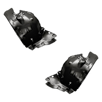 Replacement - Front Rearward Driver and Passenger Side Fender Liner Rear Section Set (Standard Line)