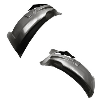 Replacement - Front Rearward Driver and Passenger Side Fender Liner Rear Section Set (Standard Line)