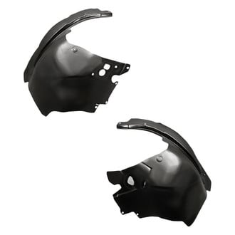 Replacement - Front Rearward Driver and Passenger Side Fender Liner Rear Section Set (Standard Line)