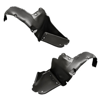 Replacement - Front or Rear Driver and Passenger Side Fender Liner Rear Section Set (Standard Line)