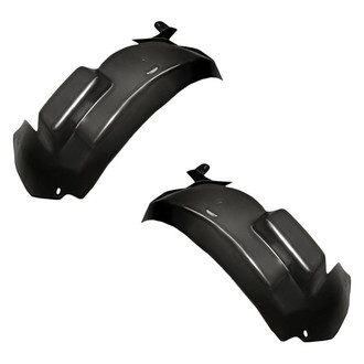 Replacement - Front Rearward Driver and Passenger Side Fender Liner Rear Section Set (Standard Line)