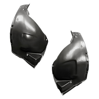 Replacement - Front Rearward Driver and Passenger Side Fender Liner Rear Section Set (Standard Line)
