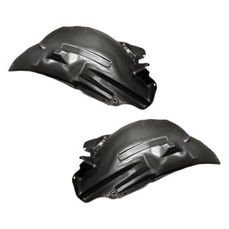 Replacement - Front Rearward Driver and Passenger Side Fender Liner Rear Section Set (Standard Line)