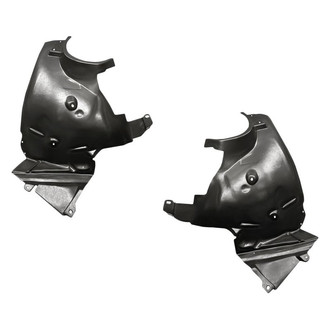 Replacement - Front Rearward Driver and Passenger Side Fender Liner Rear Section Set (Standard Line)