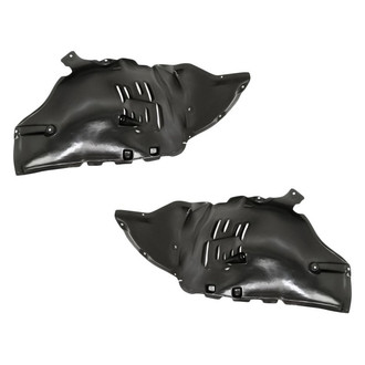 Replacement - Front Driver and Passenger Side Fender Liner Front Section Set (Standard Line)