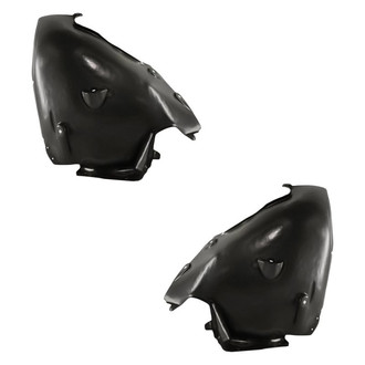 Replacement - Front Rearward Driver and Passenger Side Fender Liner Rear Section Set (Standard Line)