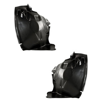 Replacement - Front Rearward Driver and Passenger Side Fender Liner Rear Section Set (Standard Line)