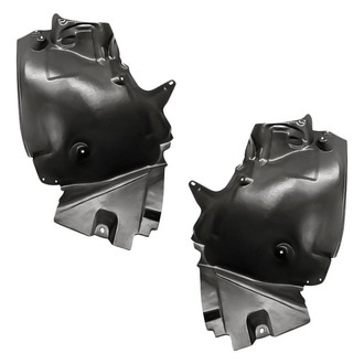 Replacement - Front Rearward Driver and Passenger Side Fender Liner Rear Section Set (Standard Line)