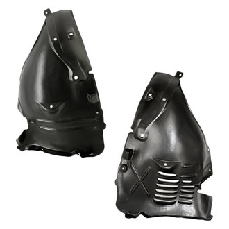 Replacement - Front Driver and Passenger Side Fender Liner Front Section Set (Standard Line)