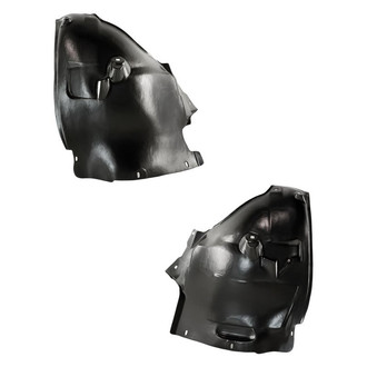 Replacement - Front Rearward Driver and Passenger Side Fender Liner Rear Section Set (Standard Line)